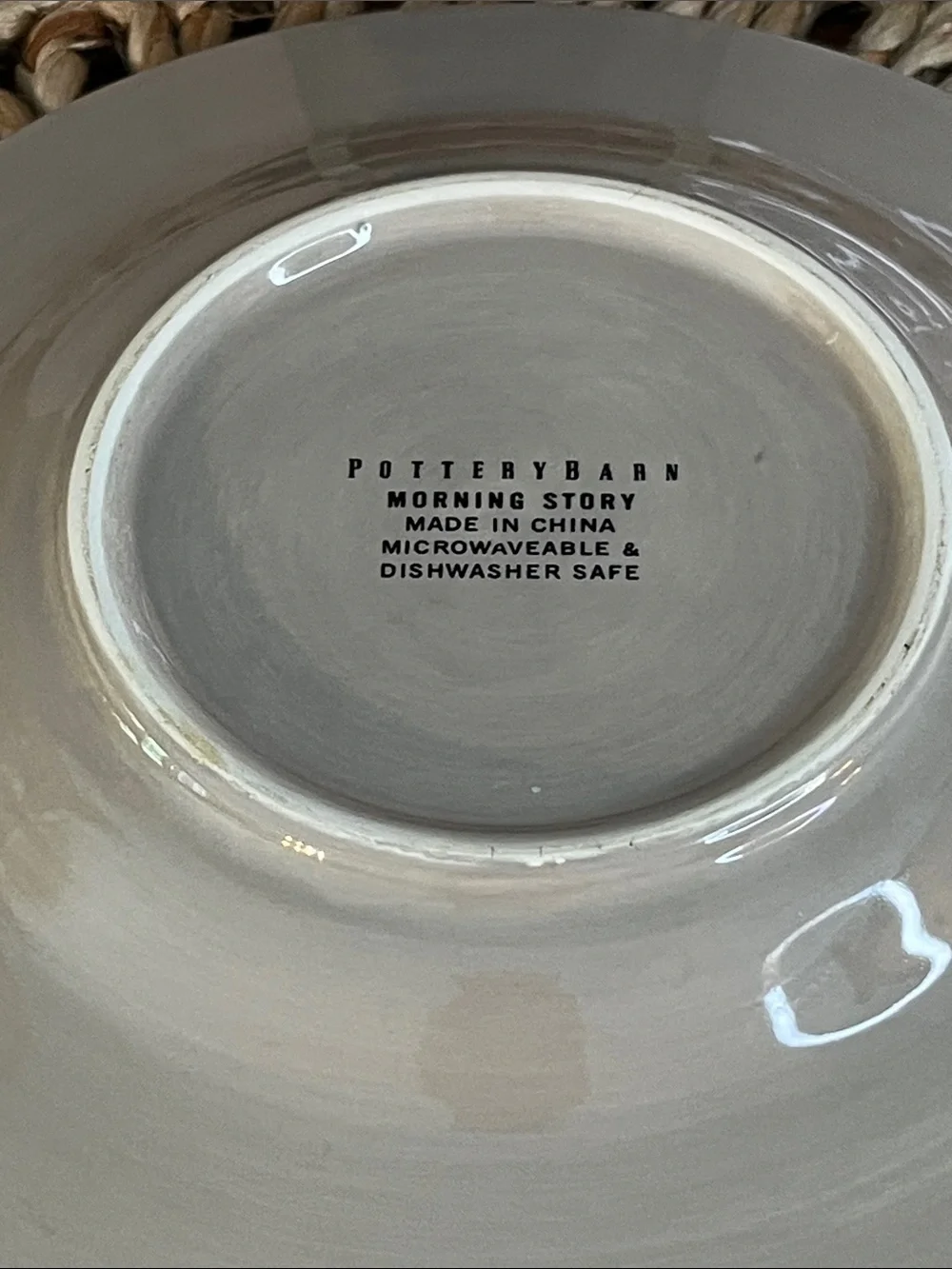 Pottery Barn- Morning Story, Set of 4 8.5” diameter Salad Plates - Discontinued